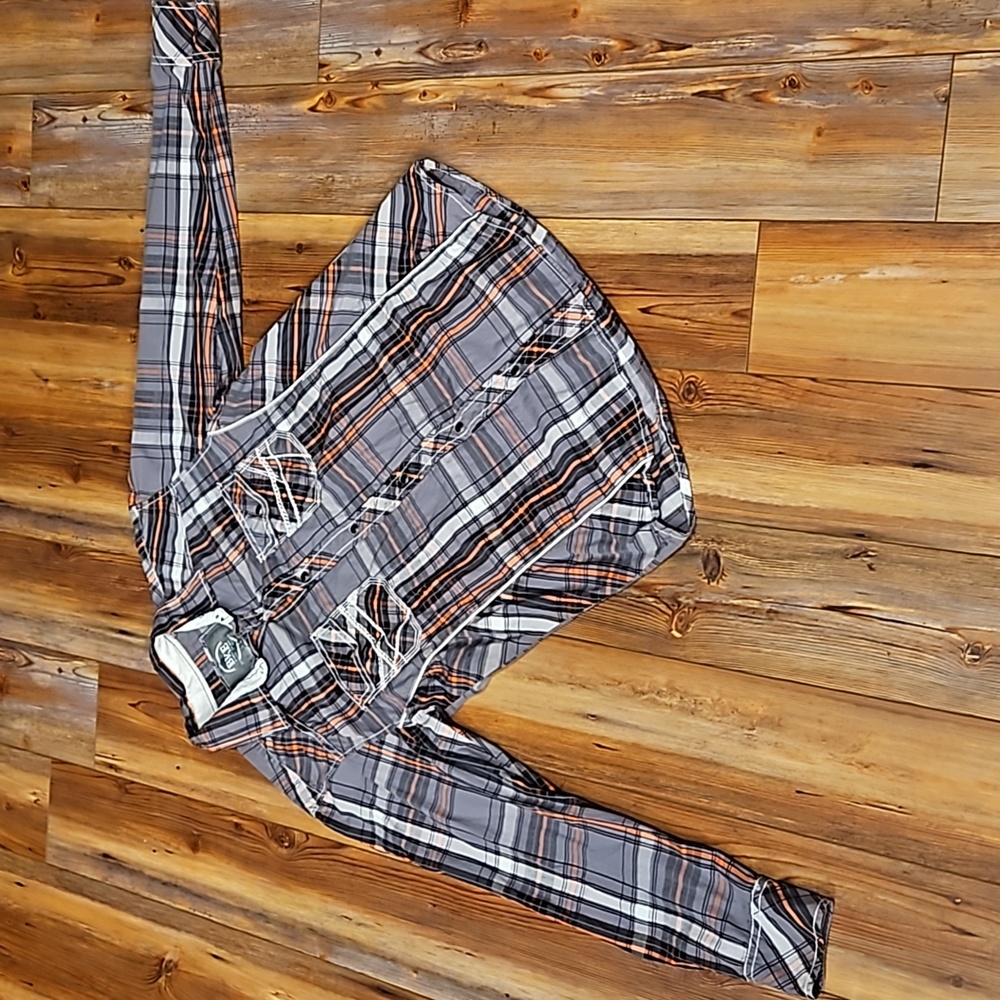 BKE snap buttondown
